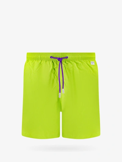 Shop Mc2 Saint Barth Swim Trunk In Green