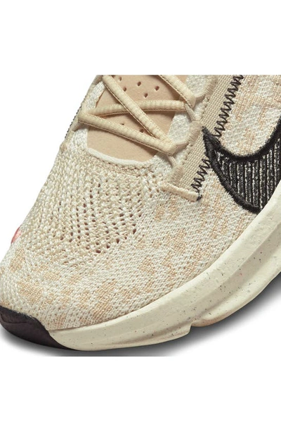 Shop Nike Superrep Go 3 Flyknit Running Shoe In Oatmeal/ Black/ Milk