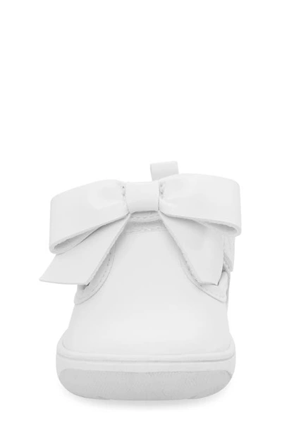 Stride Rite Kids' Kamila Bow Mary Jane Sneaker In White