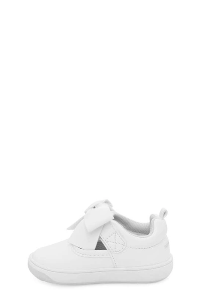 Stride Rite Kids' Kamila Bow Mary Jane Sneaker In White