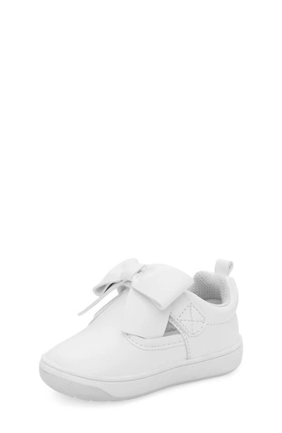 Stride Rite Kids' Kamila Bow Mary Jane Sneaker In White