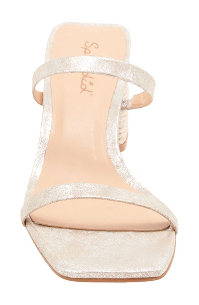 Shop Splendid Kharis Slide Sandal In Champagne