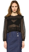 PHILOSOPHY DI LORENZO SERAFINI Eyelet Blouse