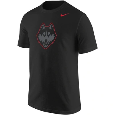 Shop Nike Black Uconn Huskies Logo Color Pop T-shirt