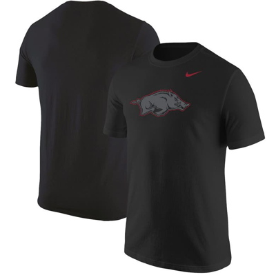 Shop Nike Black Arkansas Razorbacks Logo Color Pop T-shirt