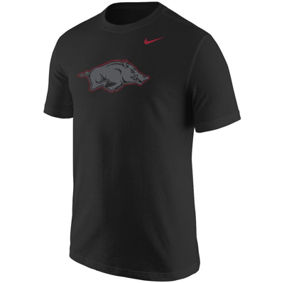 Shop Nike Black Arkansas Razorbacks Logo Color Pop T-shirt