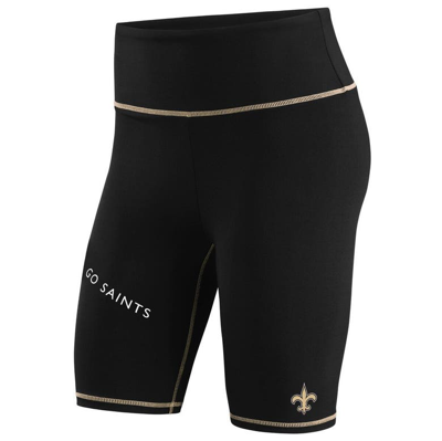 Shop Wear By Erin Andrews Black New Orleans Saints Bike Shorts