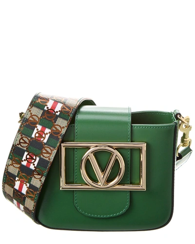 Shop Valentino By Mario Valentino Paradis Rope Leather Crossbody In Green