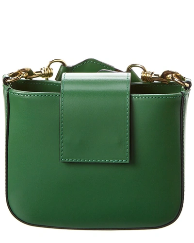 Shop Valentino By Mario Valentino Paradis Rope Leather Crossbody In Green