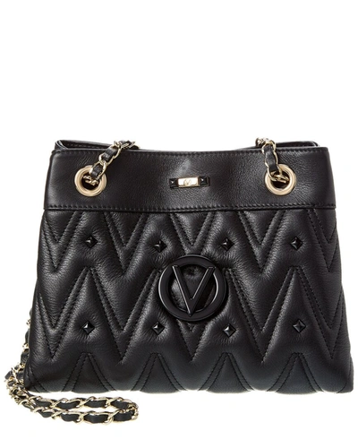 Valentino By Mario Rita Leather Shoulder Bag Black | ModeSens