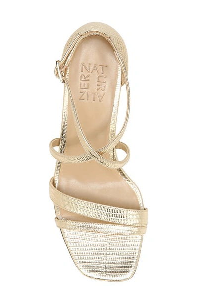 Shop Naturalizer Tiff Block Heel Sandal In Dark Gold