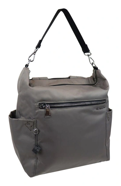 Shop Hedgren Kate Water Repellent Recycled Polyester Convertible Backpack In Sepia