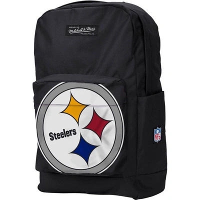 Shop Mitchell & Ness Pittsburgh Steelers Backpack In Black
