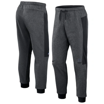 Shop Nike Heathered Gray/black Boston Red Sox Authentic Collection Flux Performance Jogger Pants In Heather Gray