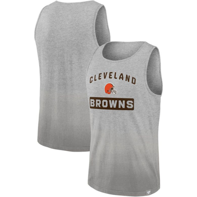 Shop Fanatics Branded Heathered Gray Cleveland Browns Our Year Tank Top In Heather Gray