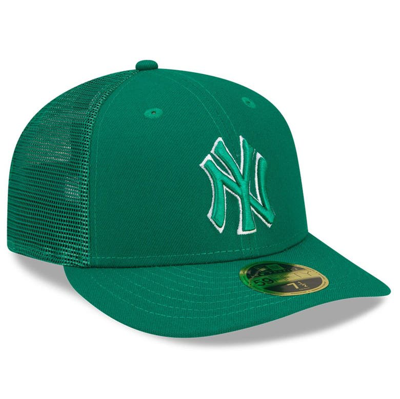 Shop New Era Green New York Yankees 2022 St. Patrick's Day Low Profile 59fifty Fitted Hat