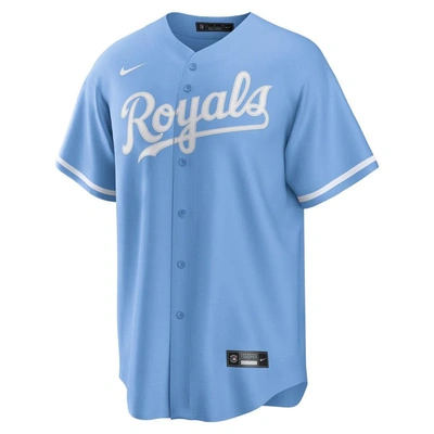Nike Light Blue Kansas City Royals Alternate Replica Team Logo Jersey