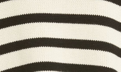 Shop Totême Stripe Wool Blend Turtleneck Sweater In Light Sand Stripe