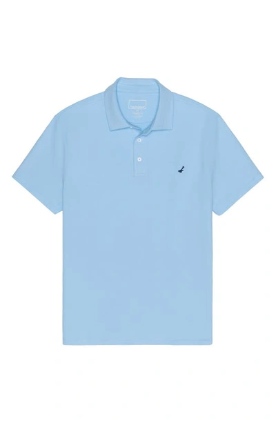 Shop Hypernatural El Capitán Classic Fit Supima® Cotton Blend Piqué Golf Polo In Sky