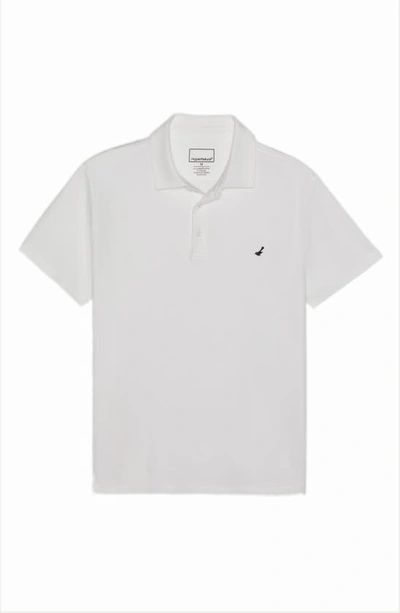Shop Hypernatural El Capitán Classic Fit Supima® Cotton Blend Piqué Golf Polo In White