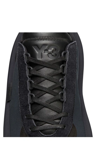 Shop Y-3 Makura Sneaker In Black/ Black/ Off White