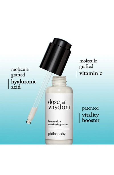 Shop Philosophy Dose Of Wisdom™ Bouncy Skin Reactivating Serum