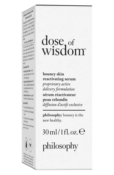 Shop Philosophy Dose Of Wisdom™ Bouncy Skin Reactivating Serum
