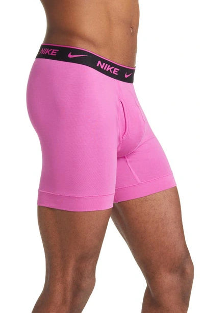 Shop Nike Dri-fit Essential 3-pack Stretch Cotton Boxer Briefs In Composition Camo