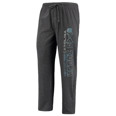 Shop Concepts Sport Heathered Charcoal/carolina Blue North Carolina Tar Heels Meter T-shirt & Pants Sleep In Heather Charcoal