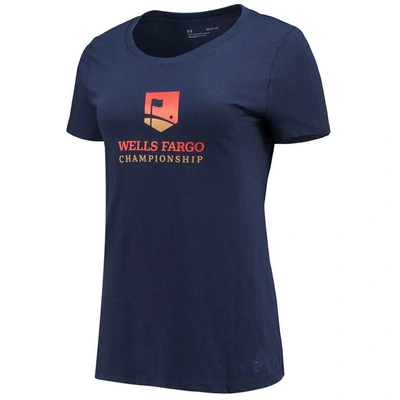 Shop Under Armour Navy Wells Fargo Championship T-shirt