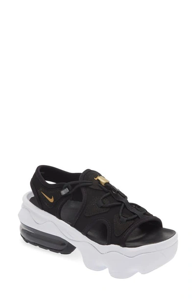Shop Nike Air Max Koko Sandal In Black/ Gold/ Anthracite/ White