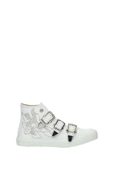 Shop Chloé Sneakers Leather White