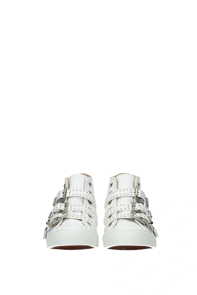 Shop Chloé Sneakers Leather White