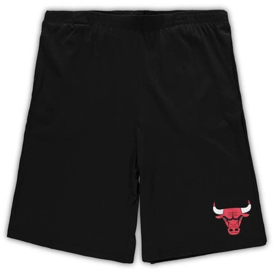 Shop Concepts Sport Red/black Chicago Bulls Big & Tall T-shirt & Shorts Sleep Set