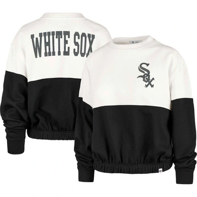 Shop 47 ' White/black Chicago White Sox Take Two Bonita Pullover Sweatshirt