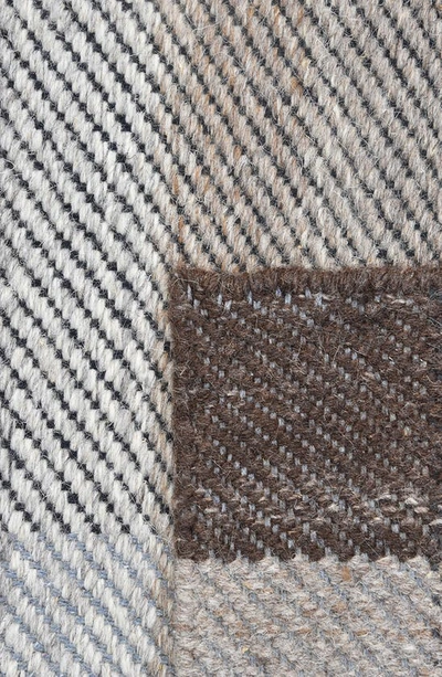 Solo Rugs Carrie Handmade Wool Blend Area Rug In Brown