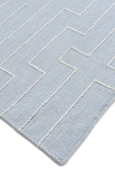 Shop Solo Rugs Barry Handmade Wool Blend Area Rug In Blue
