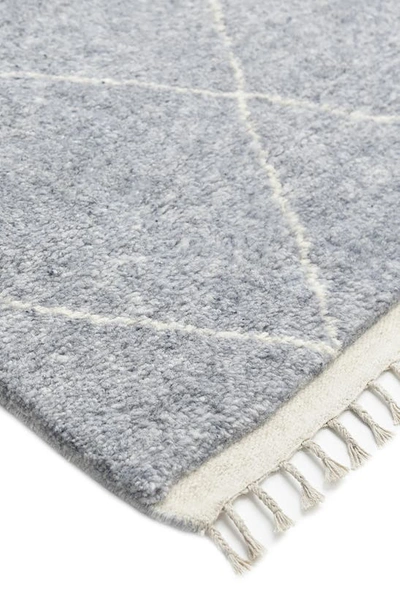 Shop Solo Rugs Wallis Handmade Wool Blend Area Rug In Grey