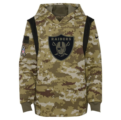 Nike, Shirts, Nike Lv Raiders Nfl Salute To Service Camo Hoodie