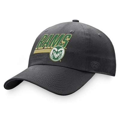 Shop Top Of The World Charcoal Colorado State Rams Slice Adjustable Hat