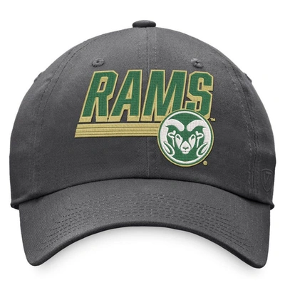 Shop Top Of The World Charcoal Colorado State Rams Slice Adjustable Hat