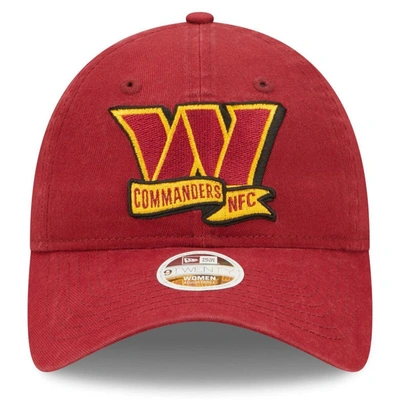 Shop New Era Burgundy Washington Commanders 2022 Sideline Adjustable 9twenty Hat