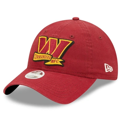 Shop New Era Burgundy Washington Commanders 2022 Sideline Adjustable 9twenty Hat