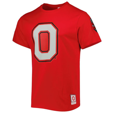 Shop Mitchell & Ness Scarlet Ohio State Buckeyes Team Origins T-shirt