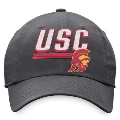 Shop Top Of The World Charcoal Usc Trojans Slice Adjustable Hat