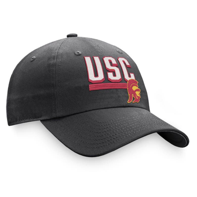 Shop Top Of The World Charcoal Usc Trojans Slice Adjustable Hat