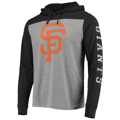 Shop 47 ' Gray San Francisco Giants Franklin Wooster Pullover Hoodie In Heather Gray