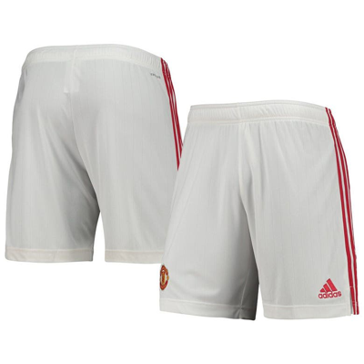 Shop Adidas Originals Adidas White Manchester United Home Replica Aeroready Shorts