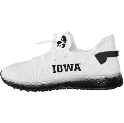 Shop Foco Iowa Hawkeyes Gradient Sole Knit Sneakers In White