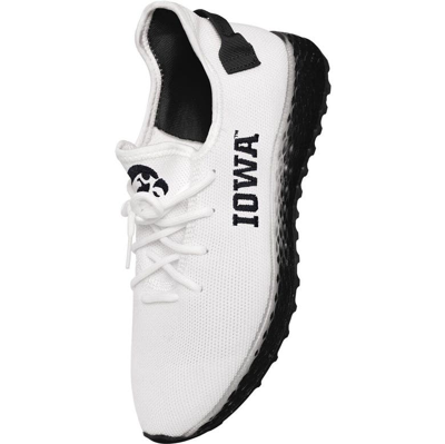 Shop Foco Iowa Hawkeyes Gradient Sole Knit Sneakers In White